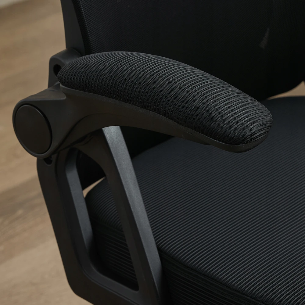 Ergonomiška tinklinė stalo kėdė, reguliuojama juosmens ir galvos atrama, aukštas atlošas, namų biuras