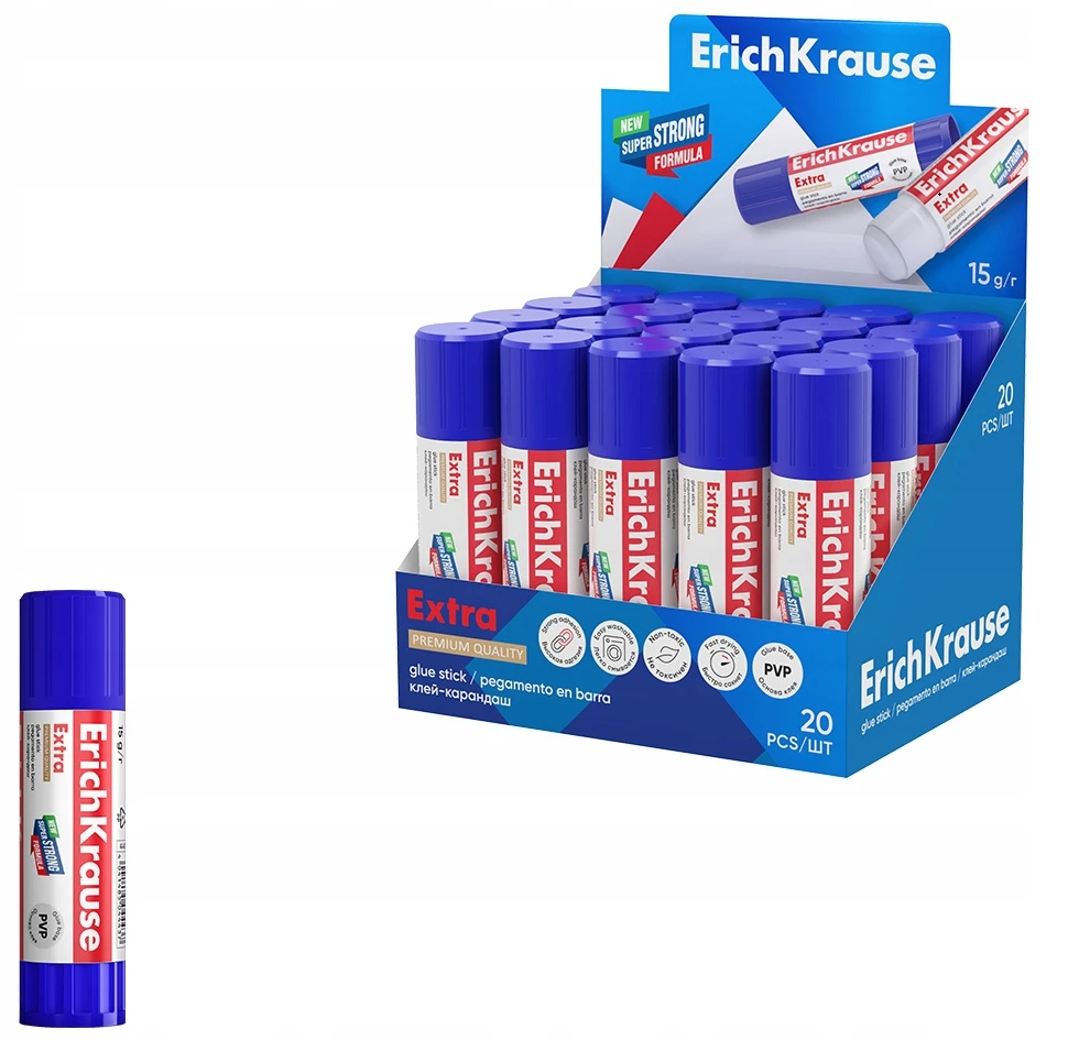 Klijų pieštukas EXTRA, ErichKrause, 15 g