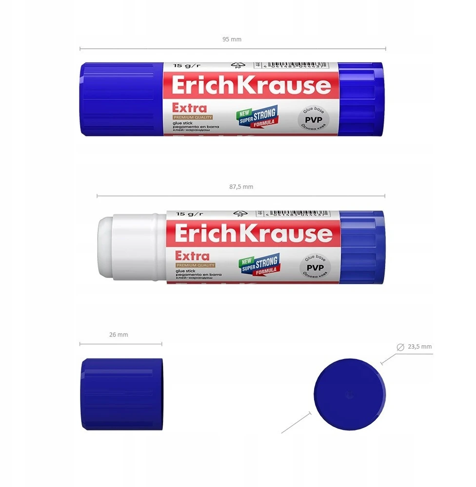 Klijų pieštukas EXTRA, ErichKrause, 15 g