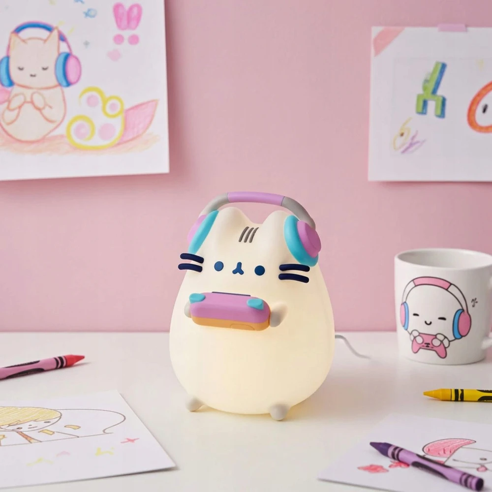 Erik Naktinė lempa PUSHEEN vaikams LED zasilanie USB bateryjne smėlio sp.