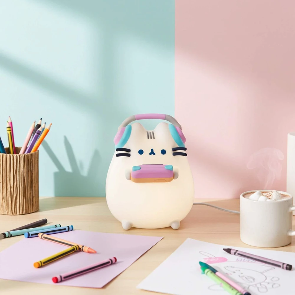 Erik Naktinė lempa PUSHEEN vaikams LED zasilanie USB bateryjne smėlio sp.
