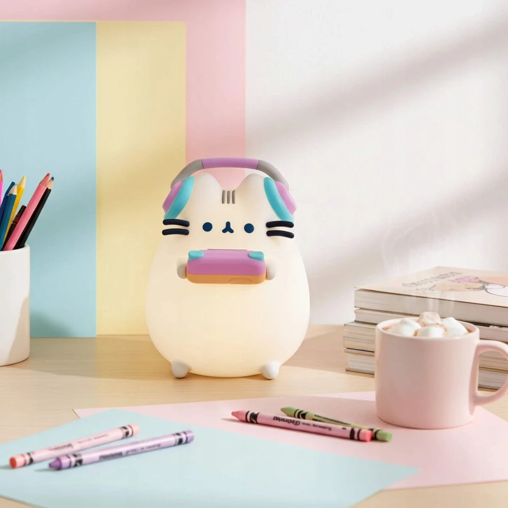 Erik Naktinė lempa PUSHEEN vaikams LED zasilanie USB bateryjne smėlio sp.