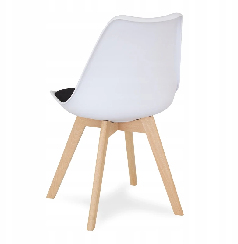 Escal KAUŠINĖ KĖDĖ svetainei Valgomojo Baltas juodas Veliūrinis LOFT Modern 007
