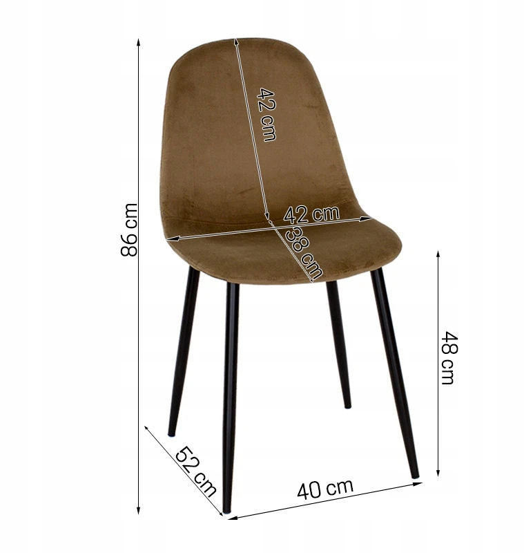 Escal Ruda minkšta veliūrinė kėdė SVETAINES tualetinis staliukas biuras LOFT boho YV-04
