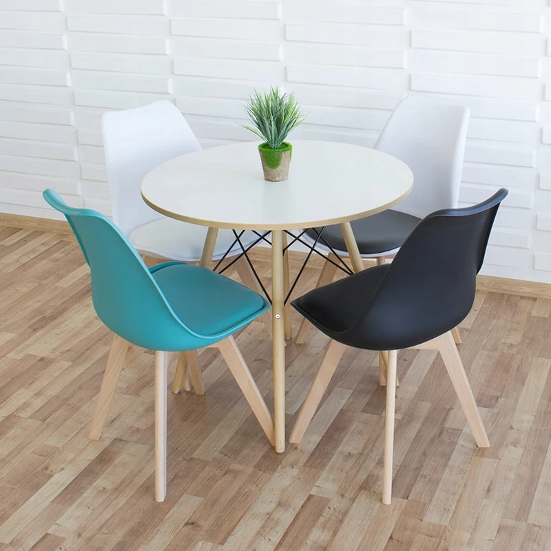 Escal SVETAINĖS KAMBARIO VALGOMO KĖDĖ Juodas Loft Bucket STILINGA Premium EKO ODA