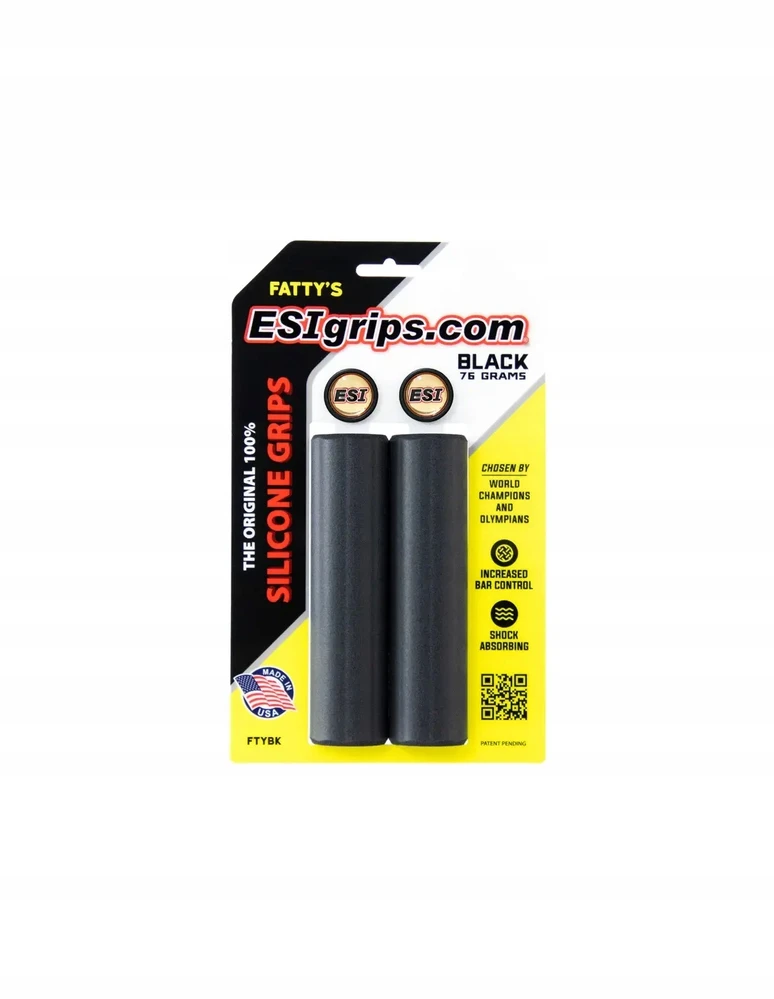 Esi Grips Fatty's rankenos, juodos, 35mm