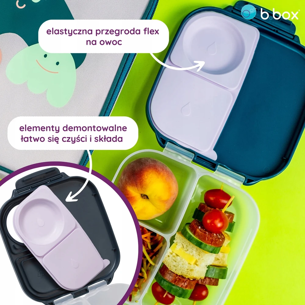 Eskot B.BOX Mini Lunchbox BLUSH CRUSH 1000ml BB00709 + 75ml talpa