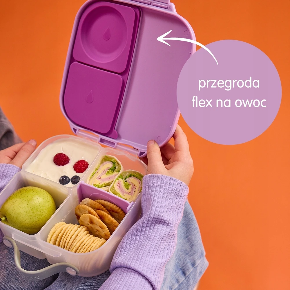 Eskot B.BOX Mini Lunchbox SUGAR PLUM 1000 ml BB001376 Śniadaniówka +indas 75ml