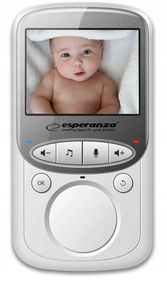 Esperanza ELEKTRONINĖ AUKLĖS KAMEROS TIESIOGINIO VAIZDO VAIZDO LCD NAKTINIS REŽIMAS