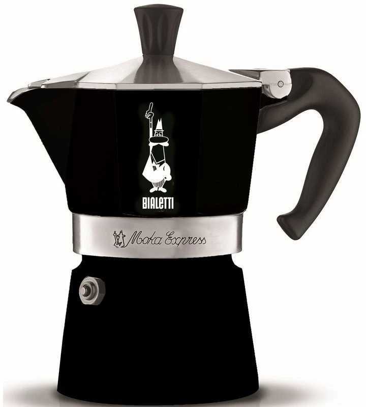 Moka kavinukas Bialetti Moka Express Juodas 3 cups