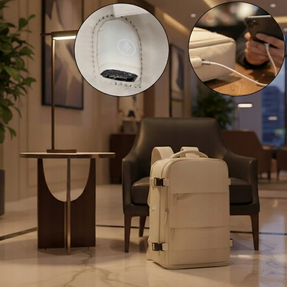 Essosway WIZZAIR RYANAIR BACKPACK 40x25x20 rankinis bagažas lėktuvo kelioniniam krepšiui