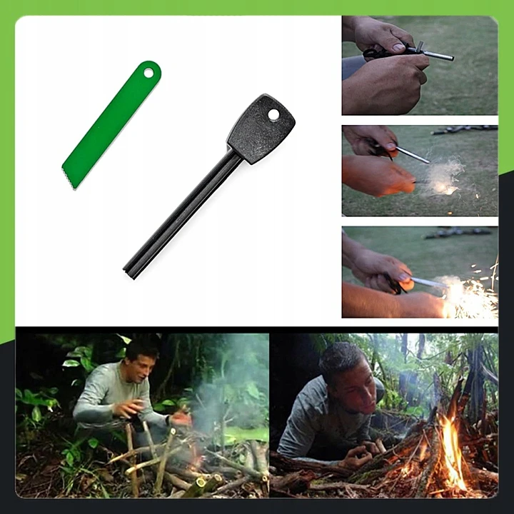 ETERNAL MATCH MAGNESIUM FIRST SURVIVAL KEYRING AMERICAN STIPRUS