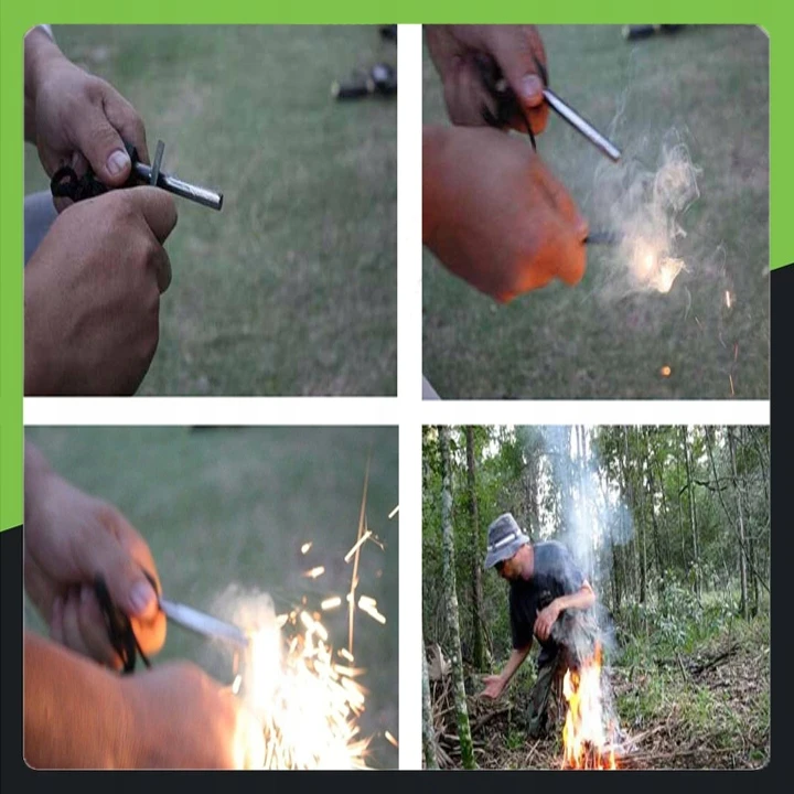 ETERNAL MATCH MAGNESIUM FIRST SURVIVAL KEYRING AMERICAN STIPRUS