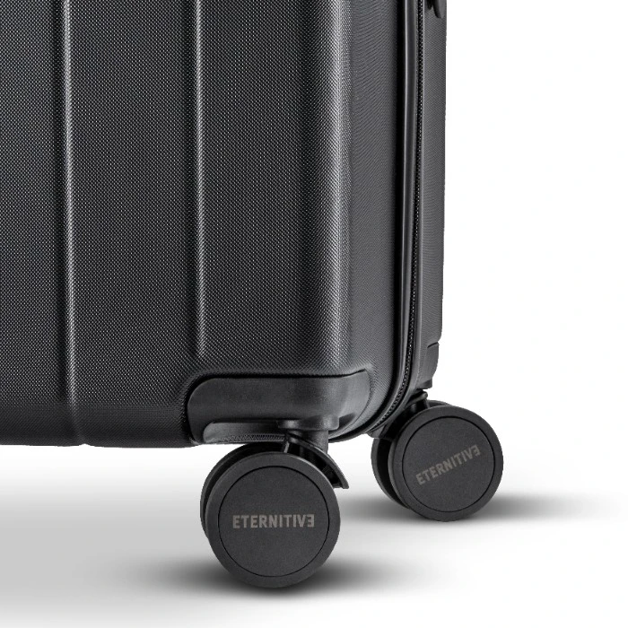 Eternitive Eternititive JOY Cabin Suitcase 54 cm kilimėlis. ABS TSA lock 360° ratai Juodi