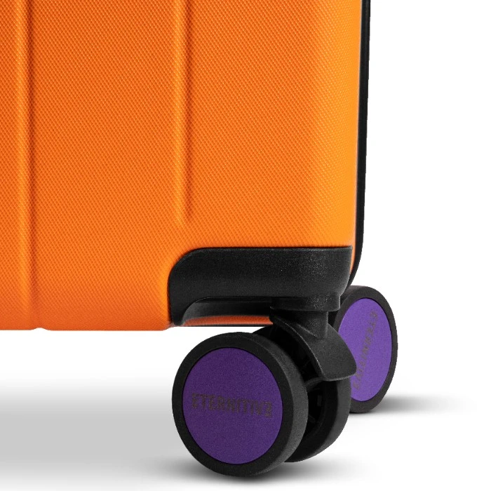 Eternitive Eternititive JOY Cabin Suitcase 54 cm kilimėlis. ABS 360° Oranžiniai ratukai