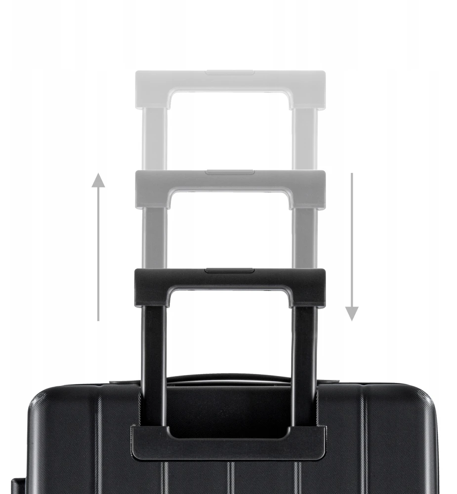 Eternitive Eternititive JOY Cabin Suitcase 54 cm kilimėlis. ABS TSA lock 360° ratai Juodi