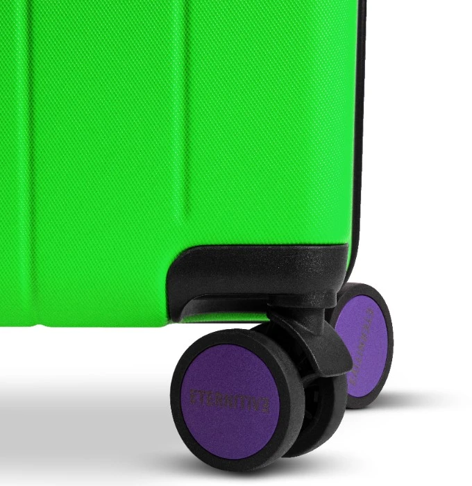 Eternitive Eternity JOY Cabin Suitcase 54 cm kilimėlis. ABS TSA lock 360° ratai Žali