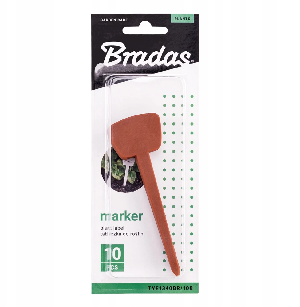 Etikečių lentelė augalų žymeklis RUDAS 13x4cm TYE1340BR/10B