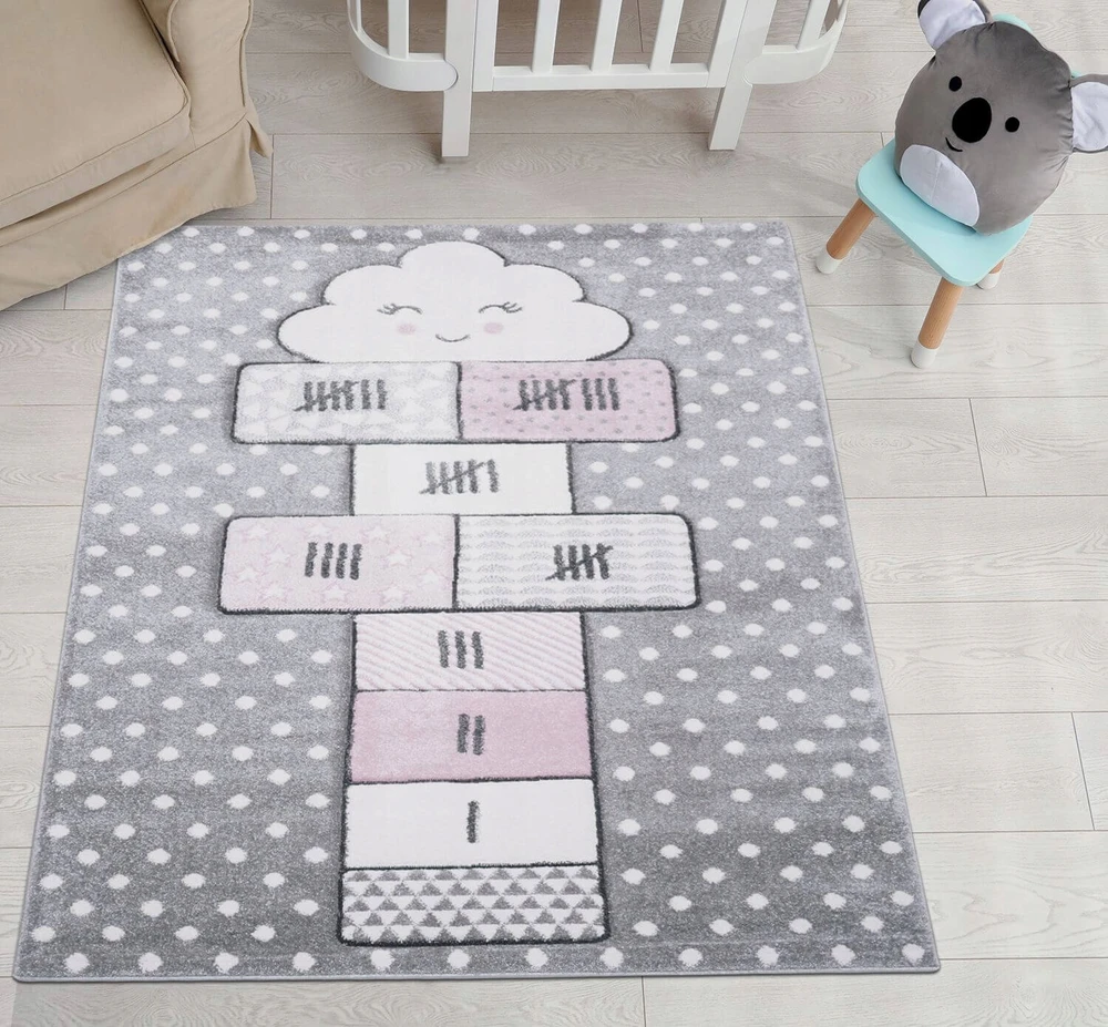 Eureka Home DYWAN DZIECIĘCY DLA DZIEWCZYNKI DO POKOJU DZIECKA DZIECIĘCEGO GRUBY 160X230