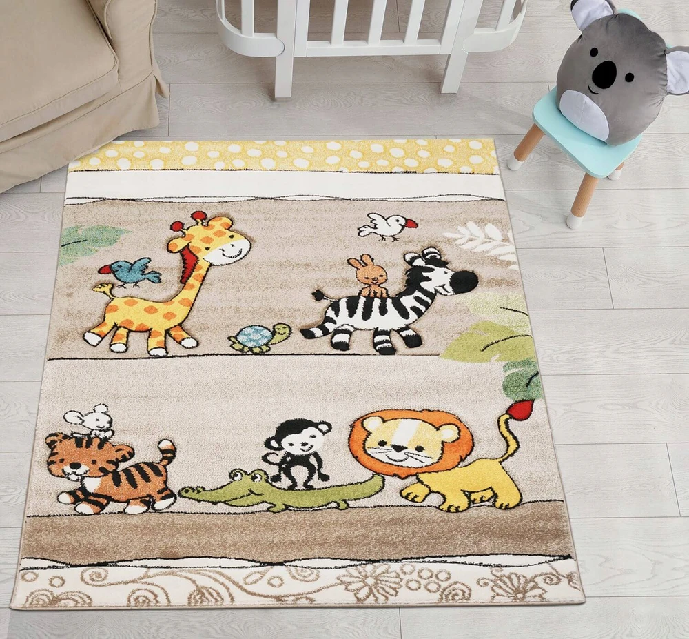 Eureka Home DYWAN DZIECIĘCY DO POKOJU DZIECKA DZIECIĘCEGO GRUBY WYTRZYMAŁY 120X180