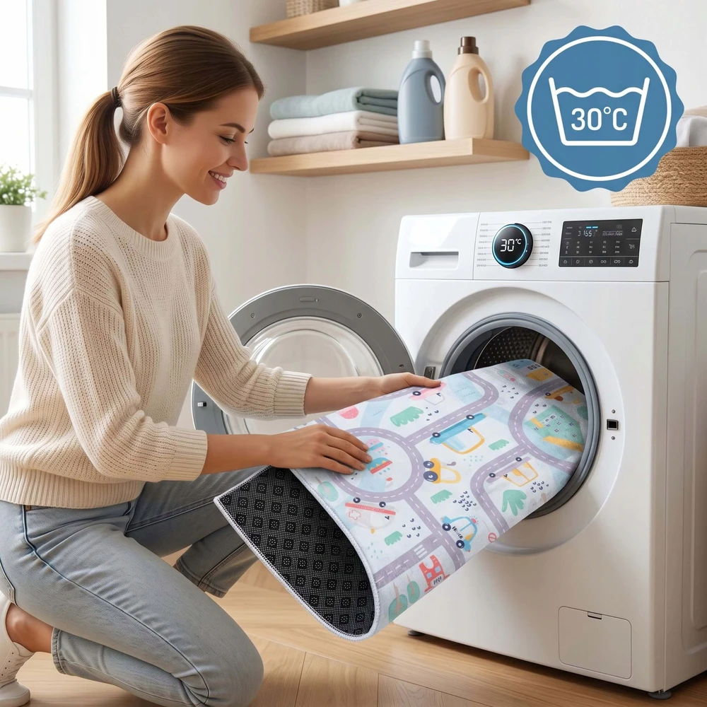 Eureka Home DYWAN DZIECIĘCY DROGA ULICA ULICE DO POKOJU DZIECKA ANTYPOŚLIZGOWY 80X120