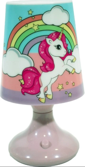 Euroswan lampka nocna LED na baterie UNICORN JEDNOROŻEC
