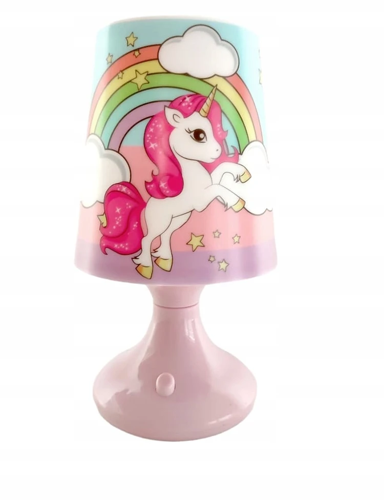 Euroswan lampka nocna LED na baterie UNICORN JEDNOROŻEC