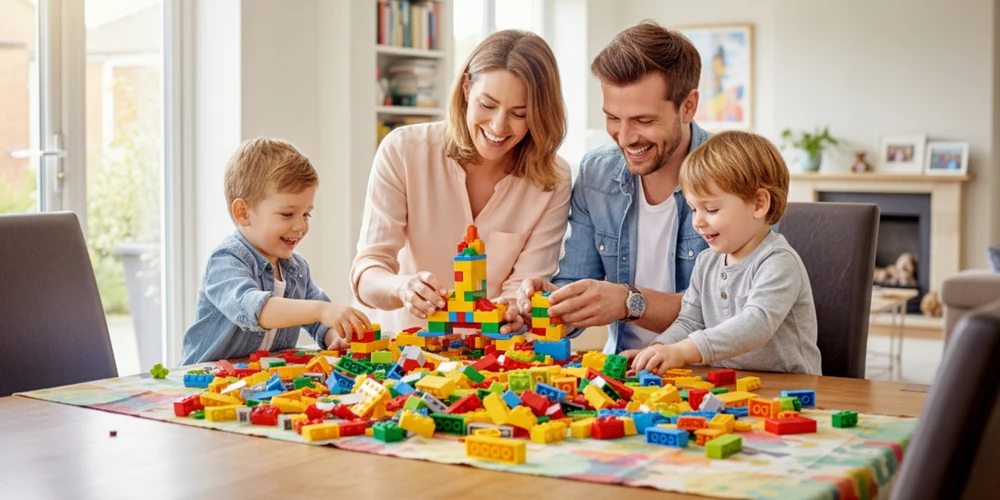 EVI KLASIKINIAI KONSTRUKCINIAI KLUOKLIAI KŪRYBINIS UGDYMO RINKINYS VAIKAMS 1000 vnt.