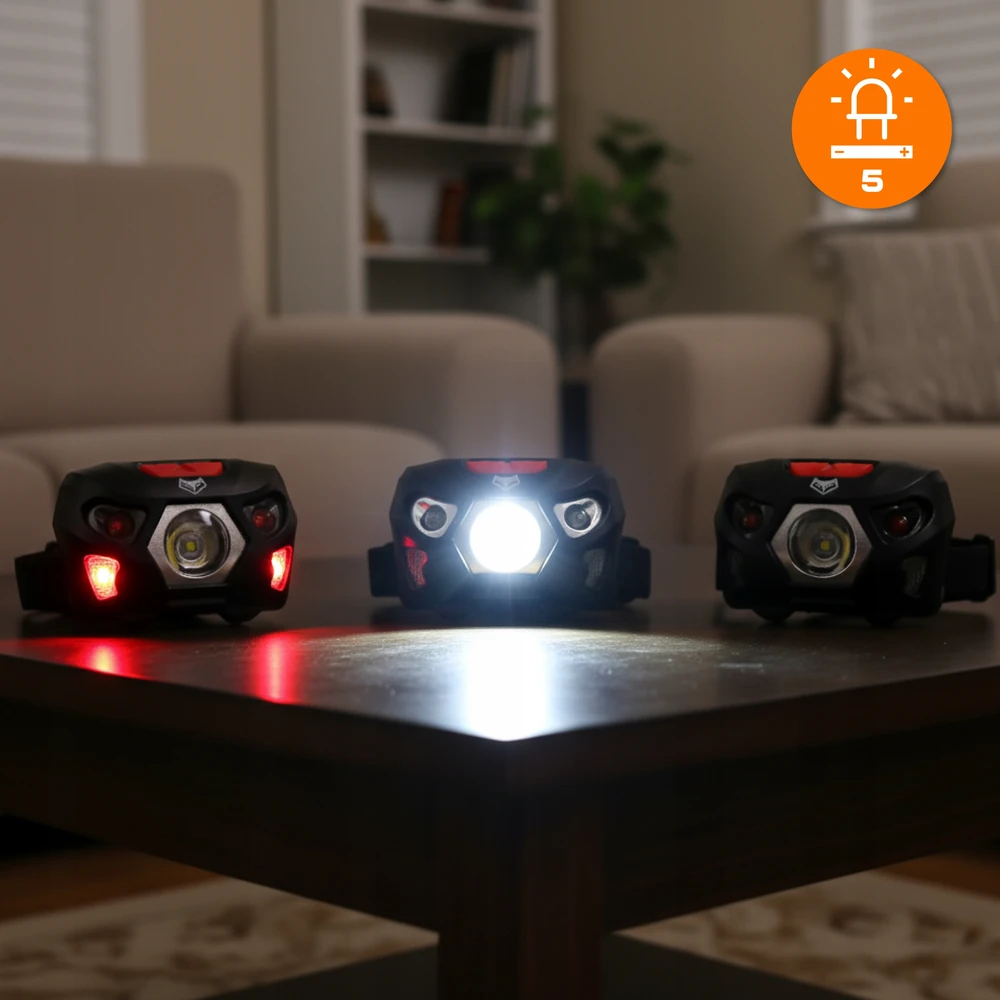 EVI LED PRIEKINIS LEMPAS PAKRAUJAMAS PRIEKINIS LAMP stipri vandeniui atspari lempa GESTUES USB-C