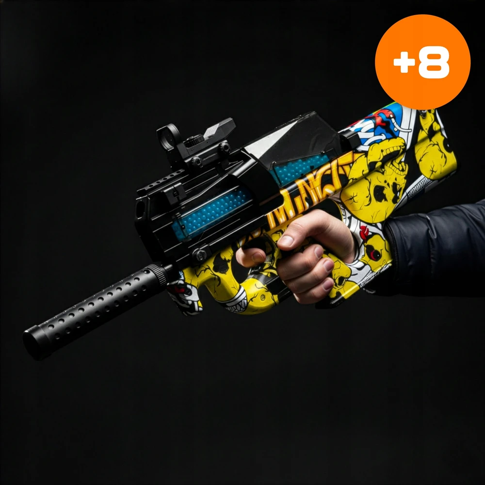 EVI P90 MP CS šautuvo gelio rutulinis pistoletas CSGO pistoletas vaikiškam žaislui