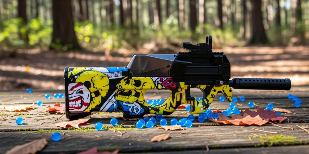 EVI P90 MP CS šautuvo gelio rutulinis pistoletas CSGO pistoletas vaikiškam žaislui