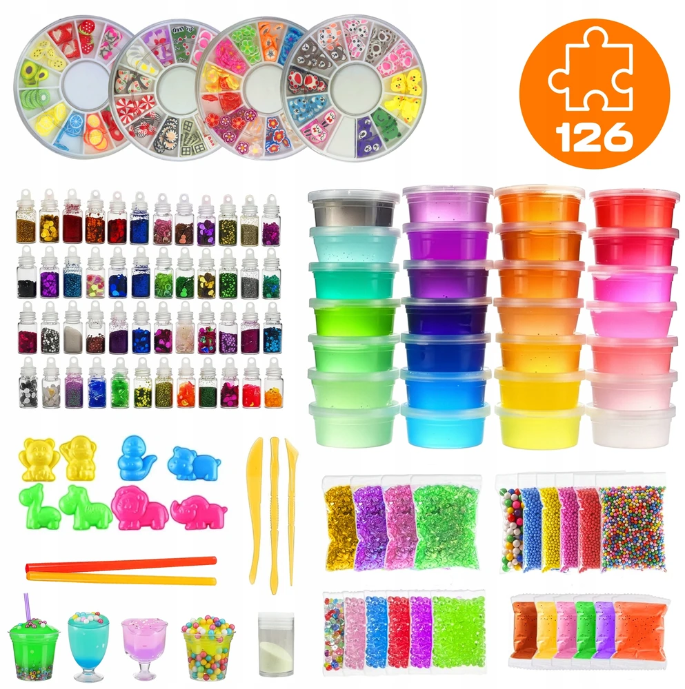 EVI SLIME SLIME KIT DIDELIS XXL PASTE DOVANA, DIY, 126 in1