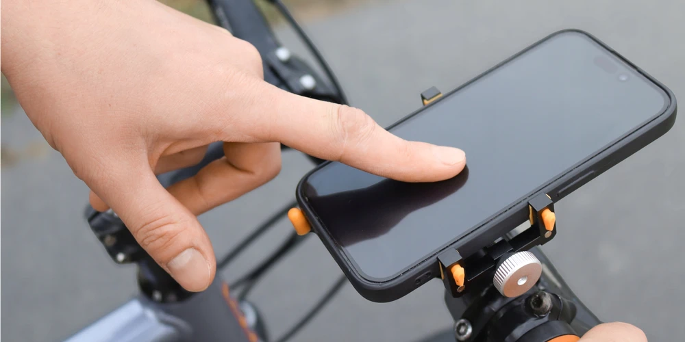 EVI TELEFONO LAIKIKLIS DVIRAČIO MOTOCIKLIUI STABILIAI IŠMANIŲJŲ TELEFONŲ NAVIGACIJOS MTB KELIUI
