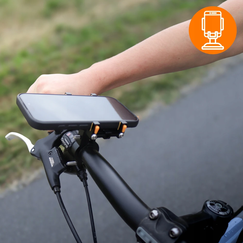 EVI TELEFONO LAIKIKLIS DVIRAČIO MOTOCIKLIUI STABILIAI IŠMANIŲJŲ TELEFONŲ NAVIGACIJOS MTB KELIUI