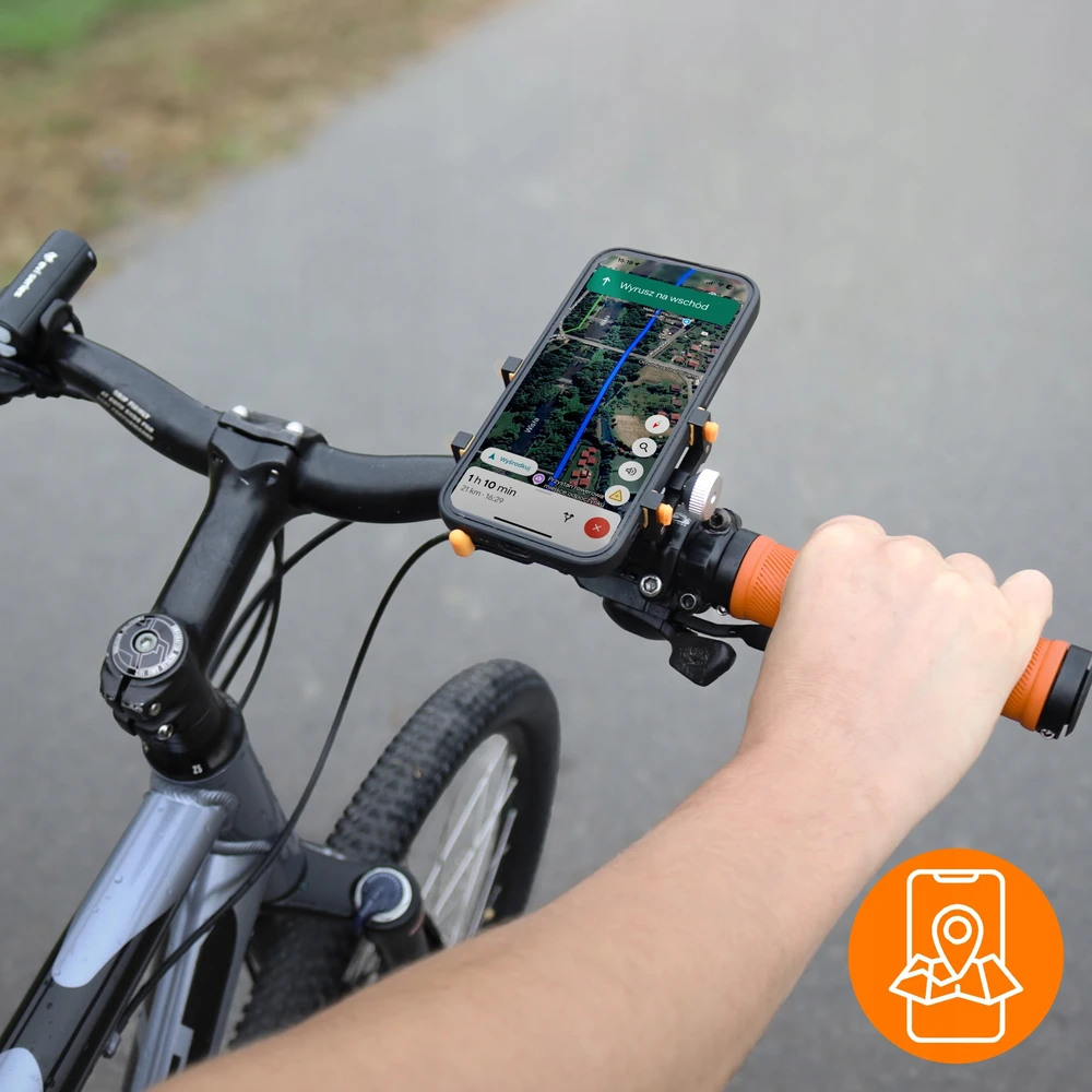 EVI TELEFONO LAIKIKLIS DVIRAČIO MOTOCIKLIUI STABILIAI IŠMANIŲJŲ TELEFONŲ NAVIGACIJOS MTB KELIUI