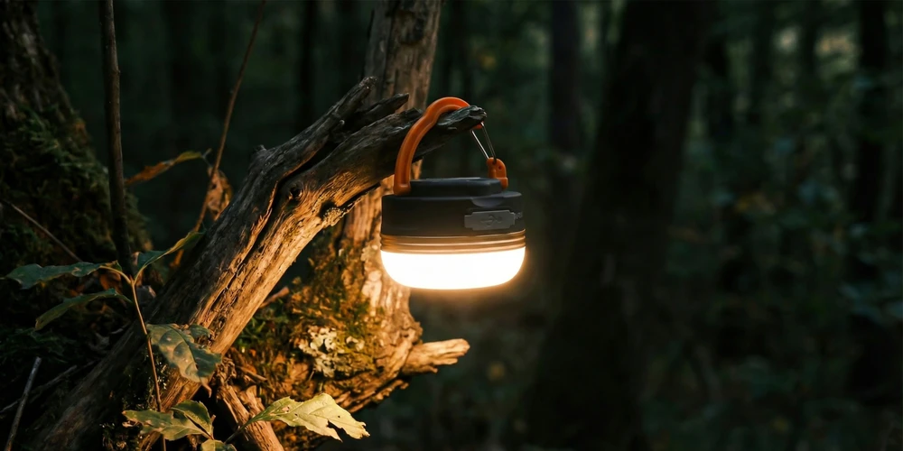 EVI TOURIST LAMP TORCH CAMPING ĮKRAUJAMAS LAMP LED POWERBANK KEMPINGAS
