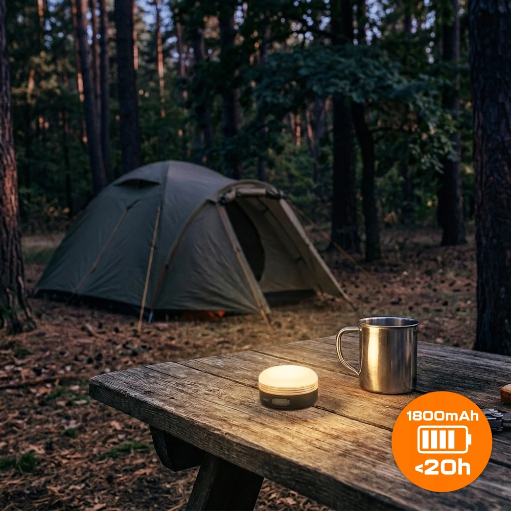 EVI TOURIST LAMP TORCH CAMPING ĮKRAUJAMAS LAMP LED POWERBANK KEMPINGAS
