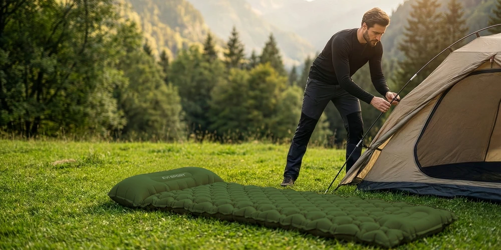 EVI VIEŠAMENS PUOLEMUOTAS ČIŪŽINIS SIURBLYS TOURIST BIVAC LIGHT TENT 190cm