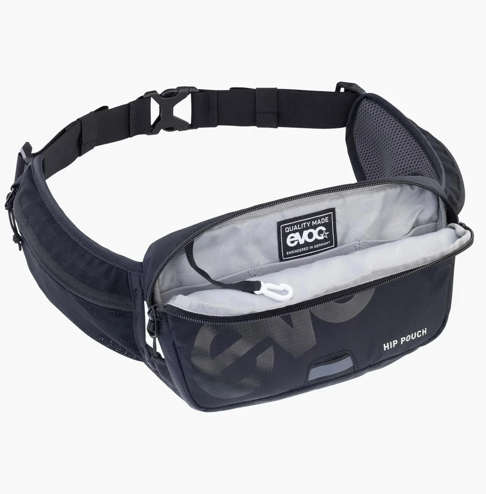 Evoc Hip Pouch 1l - Juoda dviračio juosmens krepšys