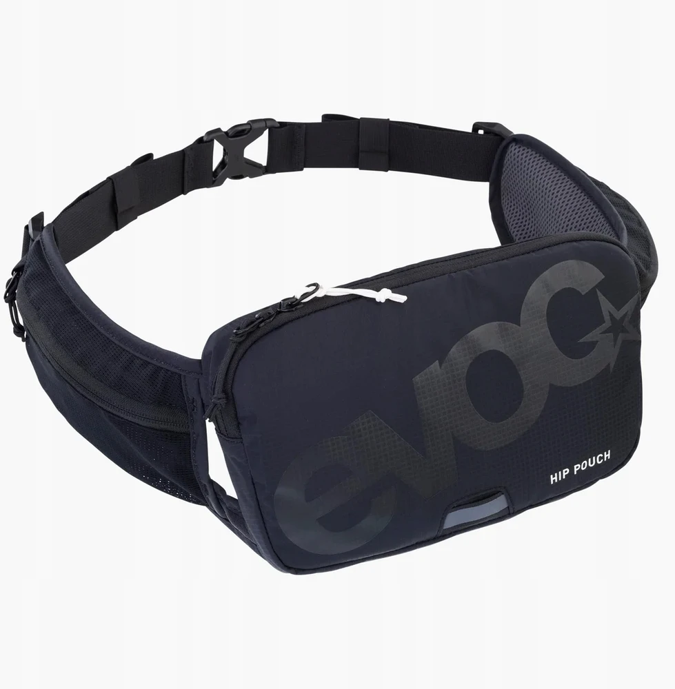 Evoc Hip Pouch 1l - Juoda dviračio juosmens krepšys