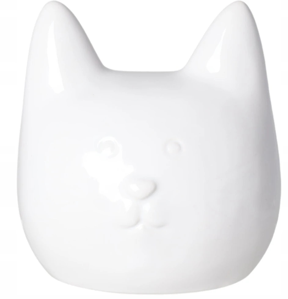 Ewax Skarbonka kot balta keramikinė 12 cm