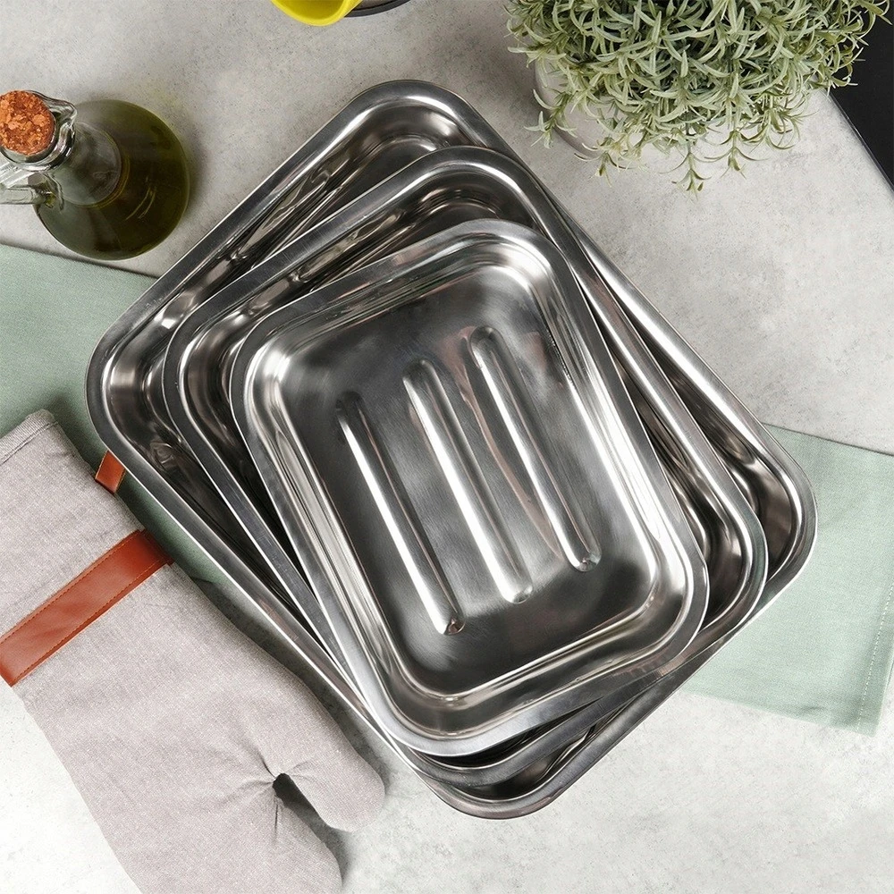 Excellent Houseware 3X PLIENINĖ LIETUVOS KEPO PLOKŠTA MĖSAI, ŽUVEI, DARŽOVĖMS, TEŠLAI