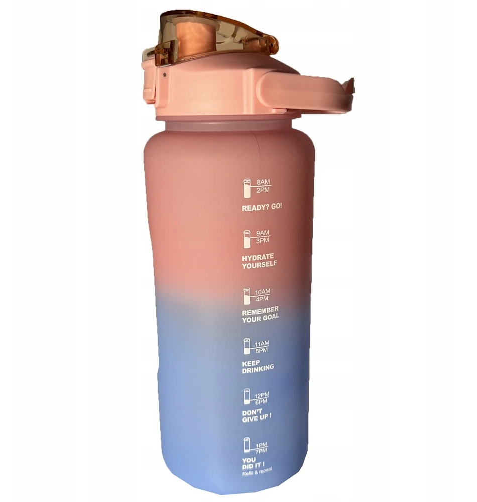 Excellent Houseware PUIKI Sporto butelis MAXI 2 l rožinė/geltona KO-997100490ruzo