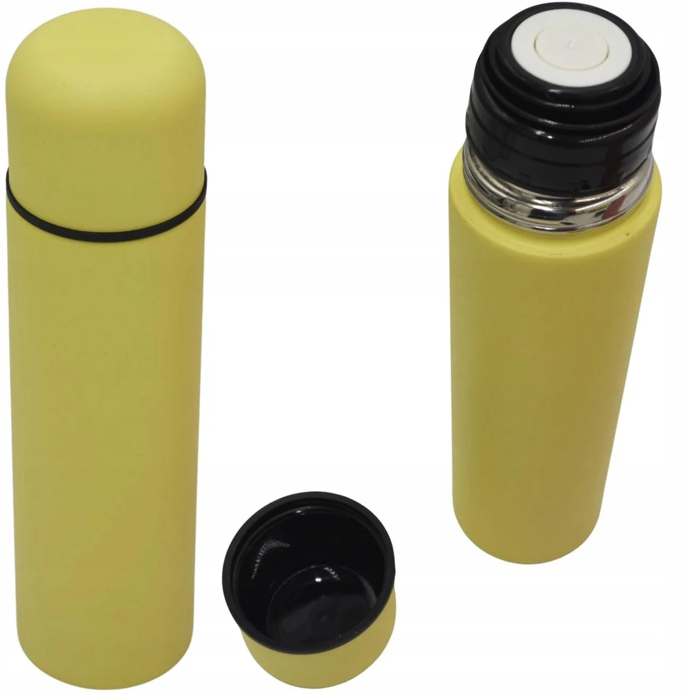 Excellent Houseware turistinis termosas 500 ml geltonas