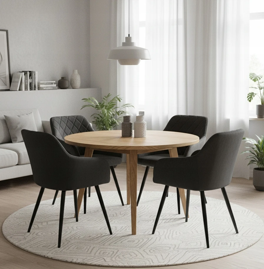 Exito Design Juodas veliūrinis krėslas Milton – stilius ir komfortas jūsų namams
