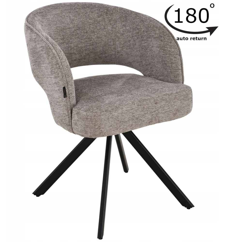 Exito Design Minkšta pasukama kėdė su smėlio spalvos spyruoklėmis, skirta MELTON svetainei