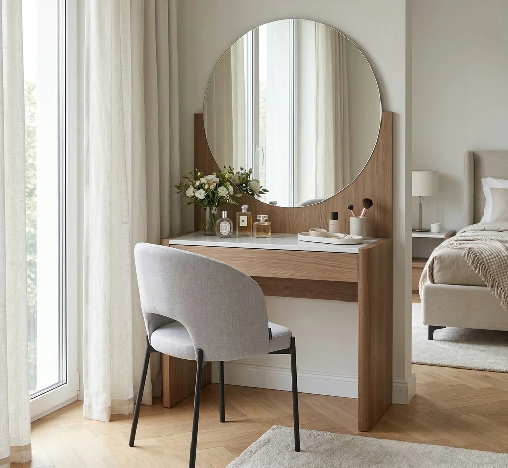 Exito Design Pilka minkšta kėdė svetainei, valgomajam ir moderniai virtuvei - SIENA