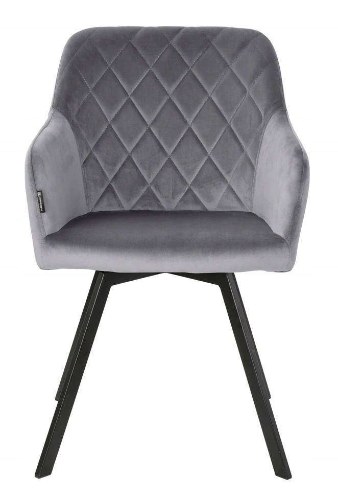 Exito Design Pilko aksomo minkšta pasukama kėdė svetainei, valgomajam, PANKO biurui