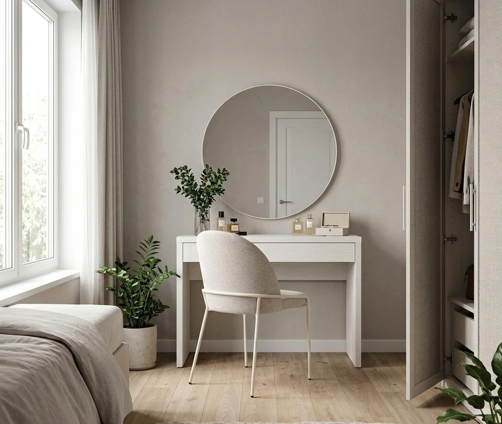 Exito Design Smėlio spalvos minkšta kėdė svetainei, valgomajam ir virtuvei - modernus KIVO