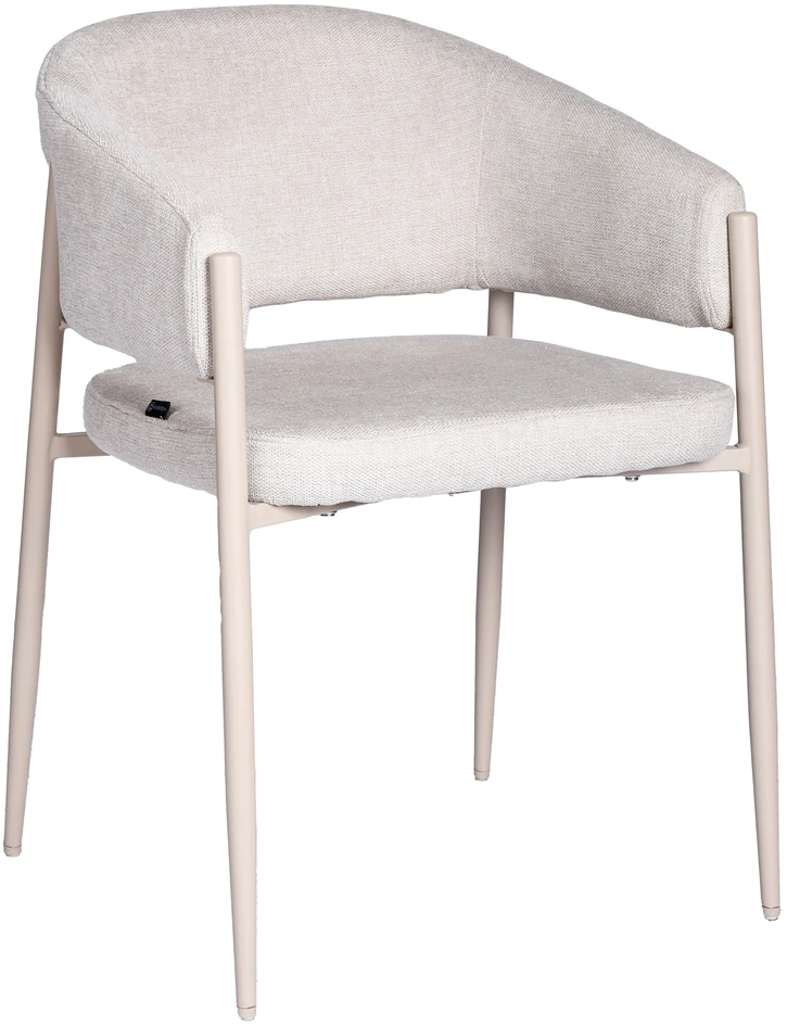 Exito Design Smėlio spalvos minkšta kėdė svetainei, valgomajam ir virtuvei - modernus SARANO